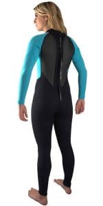 1 ONeill Womens Reactor II Back Zip Wetsuit Aqua 1.1000x2000