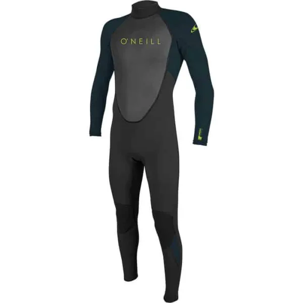 5044 ONeill Youth Reactor II 3mm Back Zip Wetsuit Black Slate