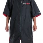 DRYROBE SHORT SLEEVE CHANGING ROBE red