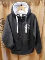 grey zip hoodie BSC