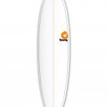 TORQ 7ft 6'' FUN WHITE WITH PINLINE