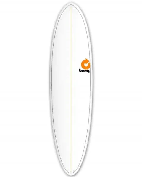 TORQ 7ft 6'' FUN WHITE WITH PINLINE