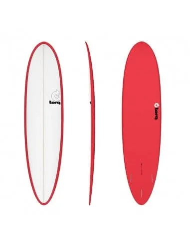 TORQ 7ft 6 FUN, RED & WHITE DECK